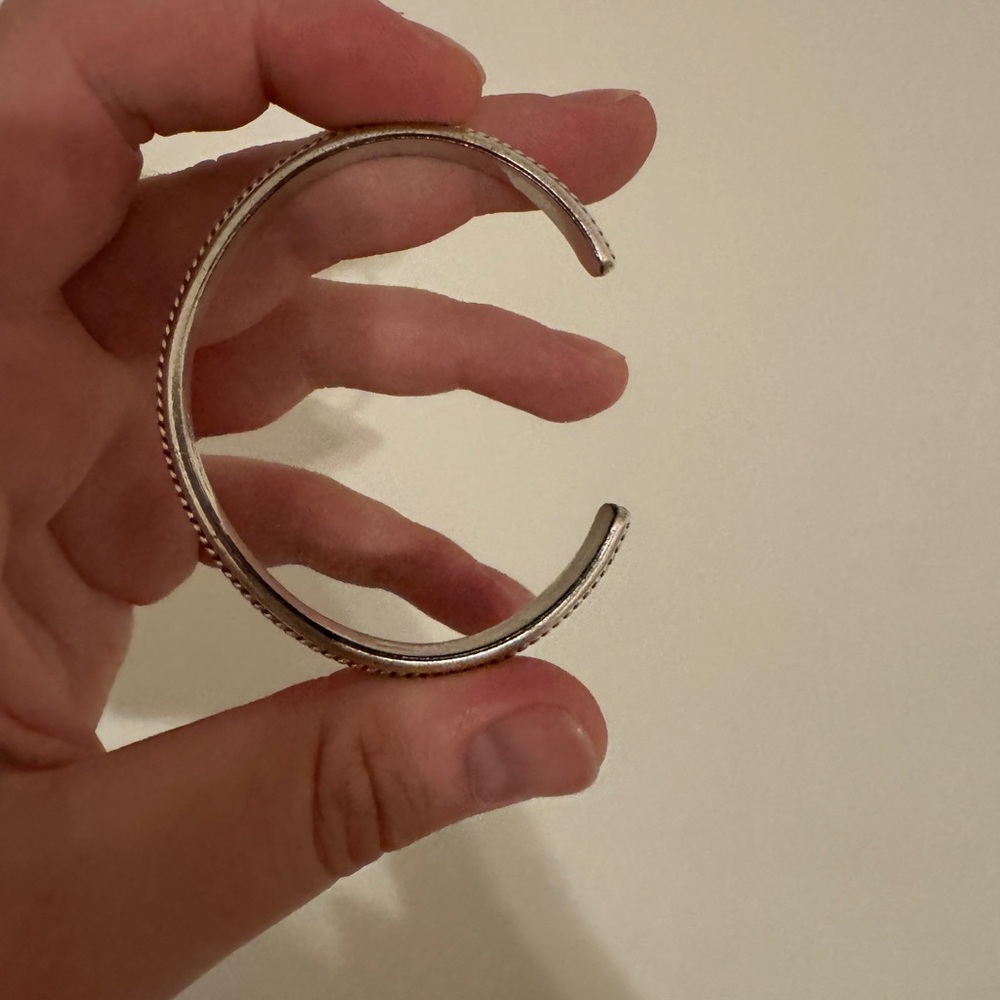 Elegant Silver Cuff Bracelet sterling silver